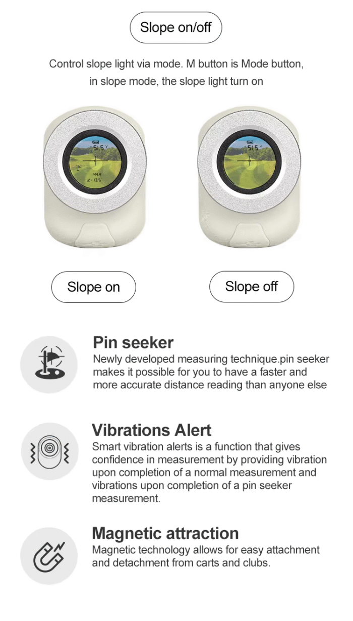 VM-Min+ 6X Multi-Color Laser Rangefinder with Angle Measurement - Image 10