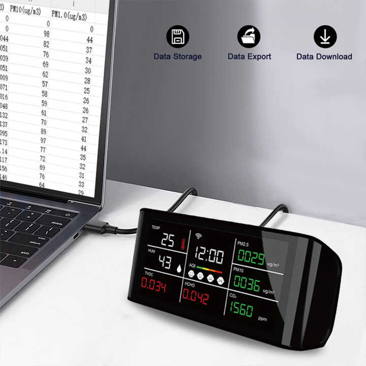 H7e70a34e24f145f59d71c84164b257daV.jpg_720x720q50 VM69-WiFi 9-in-1 Multi-Function Air Quality Detector - Image 4
