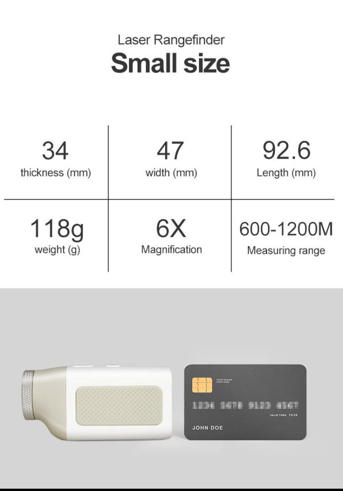 VM-Min+ 6X Multi-Color Laser Rangefinder with Angle Measurement - Image 11