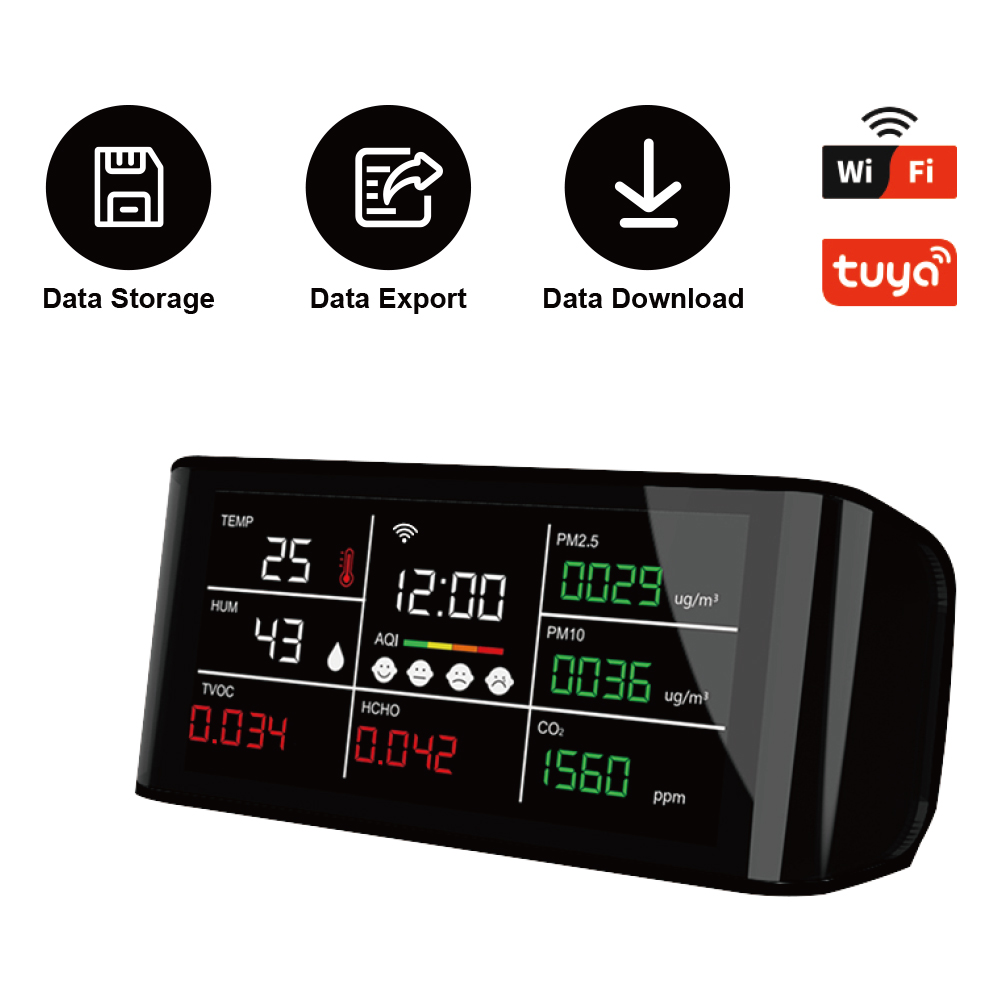photobank (5) VM69-WiFi 9-in-1 Multi-Function Air Quality Detector - Image 2