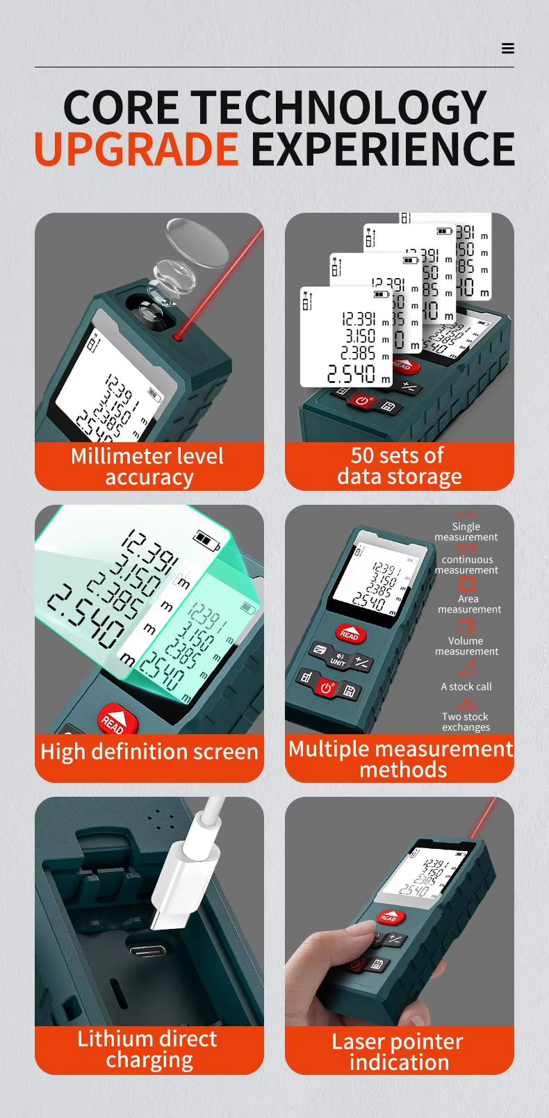 7970fe18741445f1b798bf3a7470417 VM-03 120M Digital Laser Distance Meter - Image 6