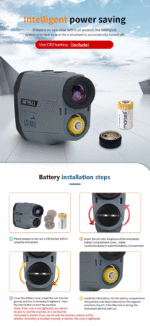 VM-650 6X Magnification Laser Rangefinder - Image 3