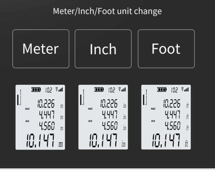 VM-KL02 Digital Laser Distance Meter - Image 6