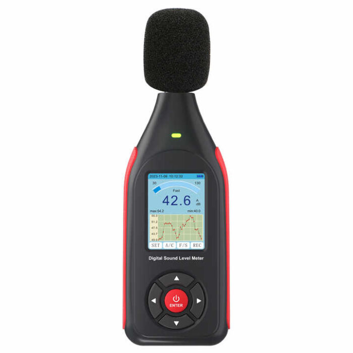 VM1355B Digital Sound Level Meter 30–130 dB with Data Logging & PC Analysis - Image 1