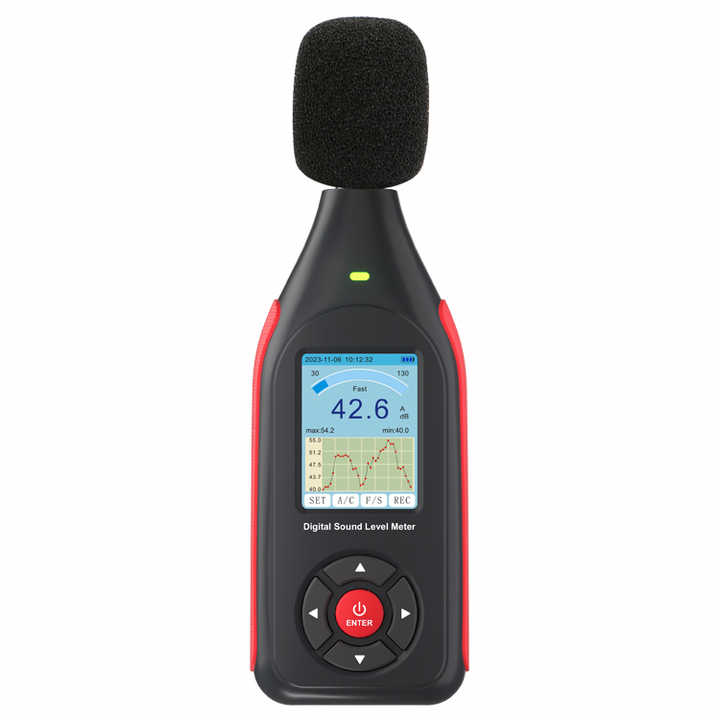 Hba9f5f2410364aecb3aee7a666337be2q.jpg_720x720q50 VM1355B Digital Sound Level Meter 30–130 dB with Data Logging & PC Analysis - Image 1