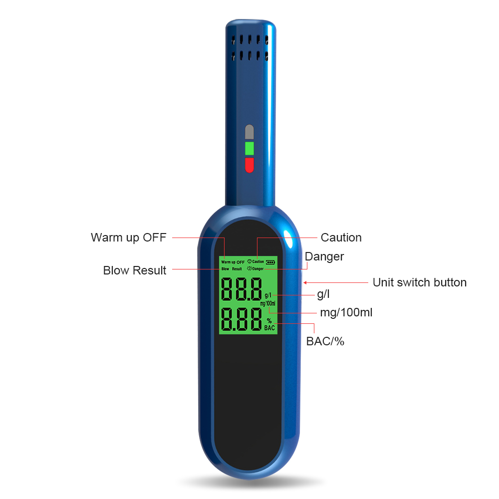 photobank (10) VM604B Accurate & Portable Alcohol Breath Tester - Image 4