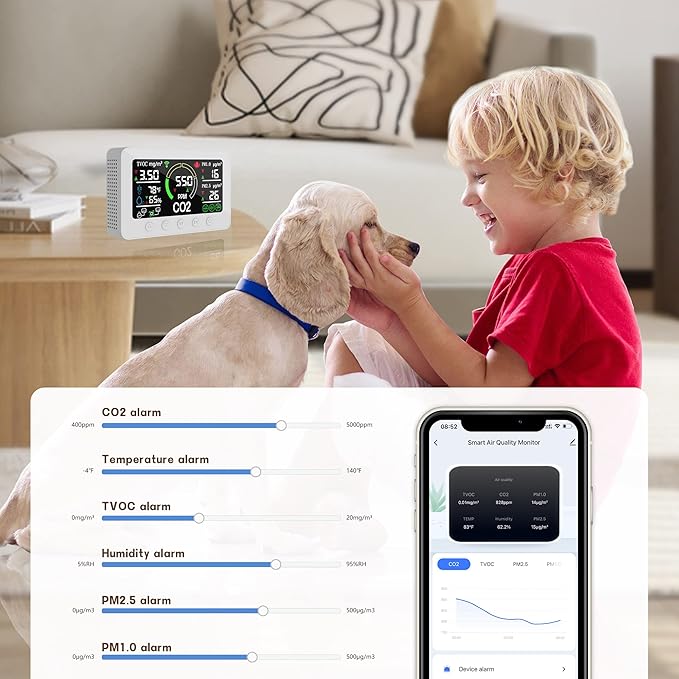 81JxoVYsTGL._AC_SX679_ VM103-WIFI Multi-Function Indoor Air Quality Monitor for CO2, PM, TVOC - Image 5