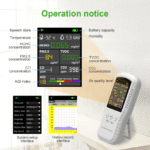 VM120 Portable Air Quality Monitor for CO, PM2.5, AQI - Image 2