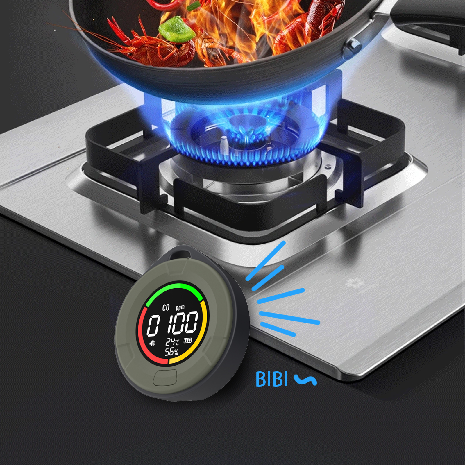 H23ea4f4a19784b36936b55a8512d394fU VM10D Portable CO Alarm Carbon Monoxide Detector for Outdoor - Image 4