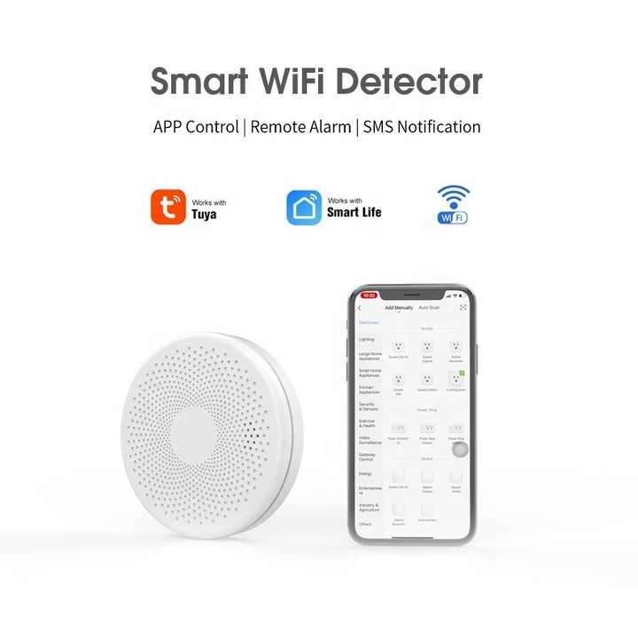 Hfcade70a7bf440908e3e7db4188b9dc5r.jpg_720x720q50 VM67-WIFI Smoke and CO Detector with App Alerts - Image 2